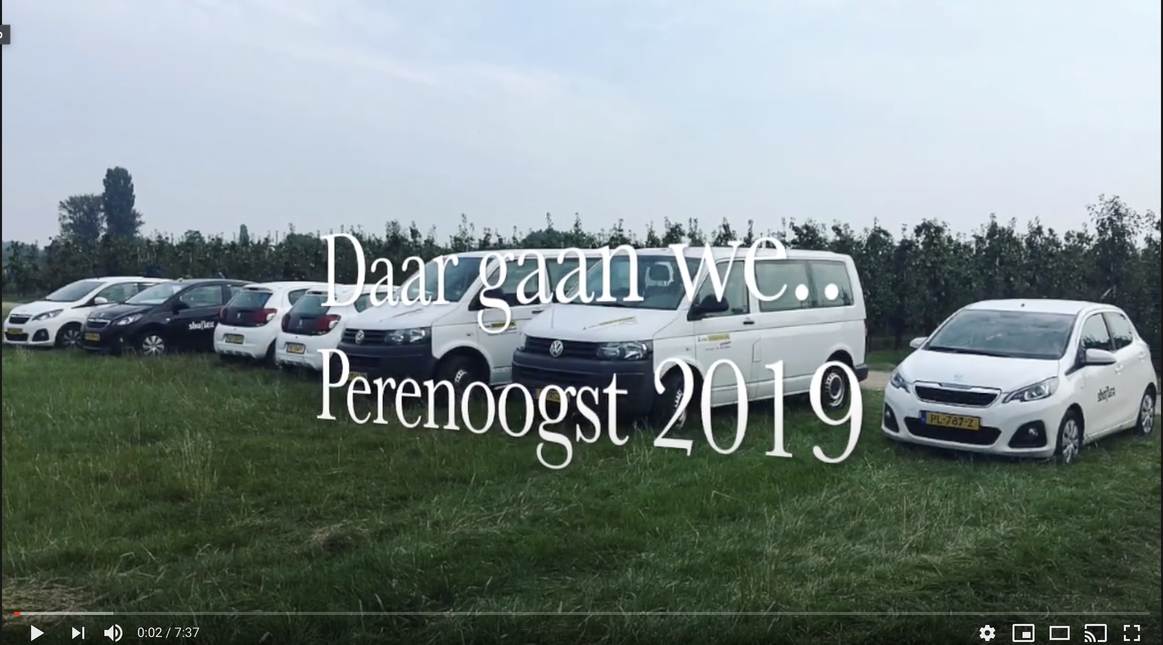 Perenoogst 2019